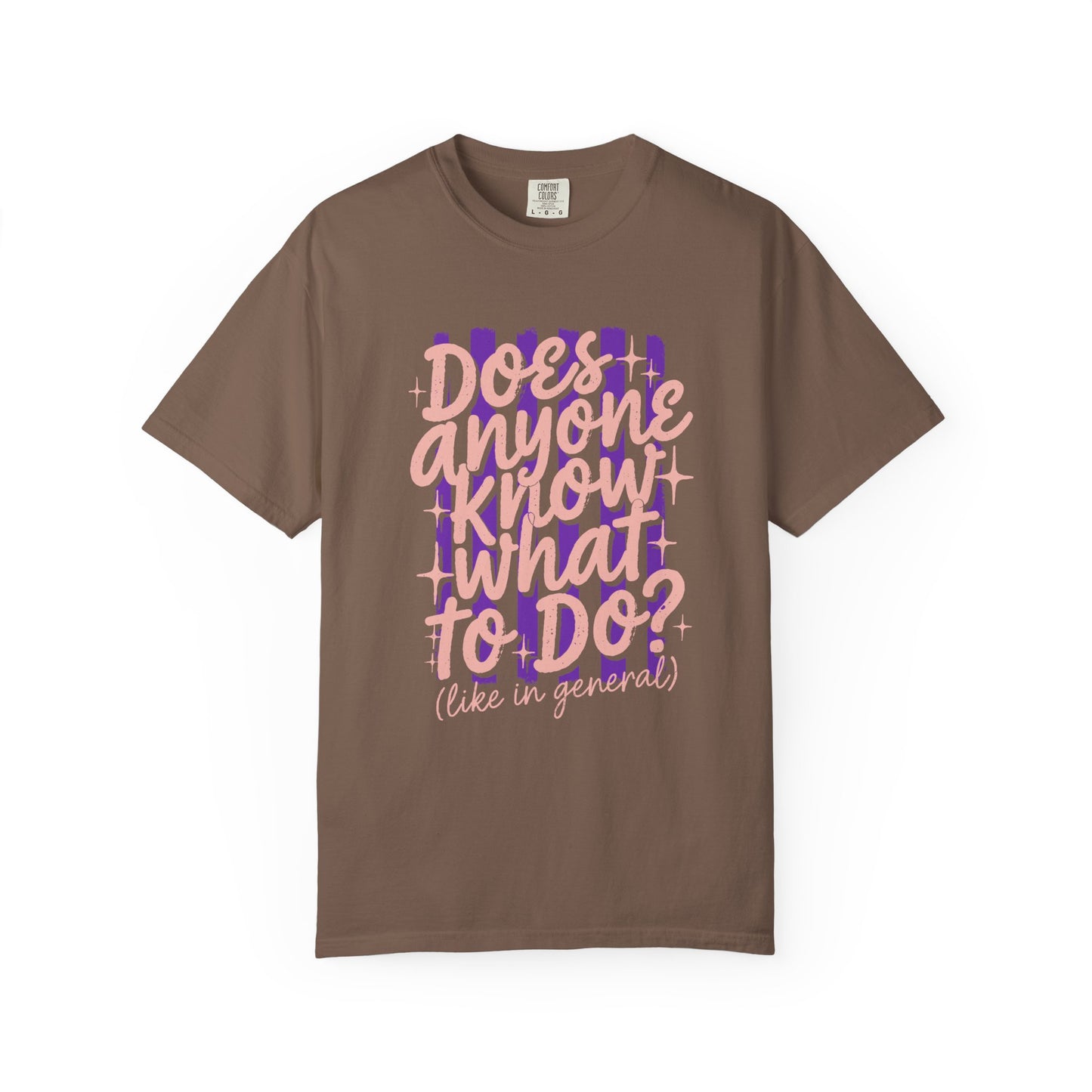 Does anyone know what to do Unisex Garment-Dyed T-shirt