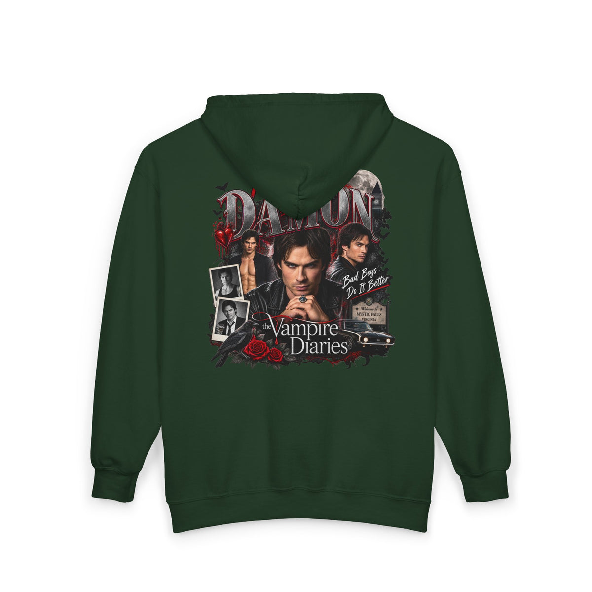 Team  Damon Unisex Heavy Blend™ Full Zip Hooded Sweatshirt