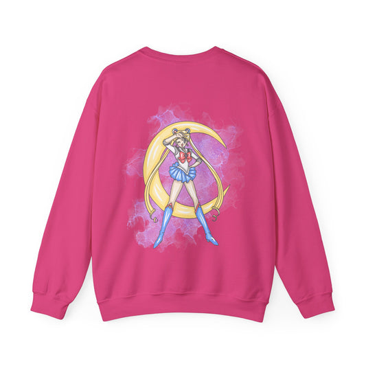 Sailor Moon Inspired Crewneck Sweatshirt, Cozy Unisex Top, Gift for Anime Fans, Casual Wear, Cute Aesthetic Apparel