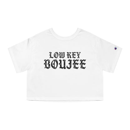 Low key boujee Champion Women's Heritage Cropped T-Shirt