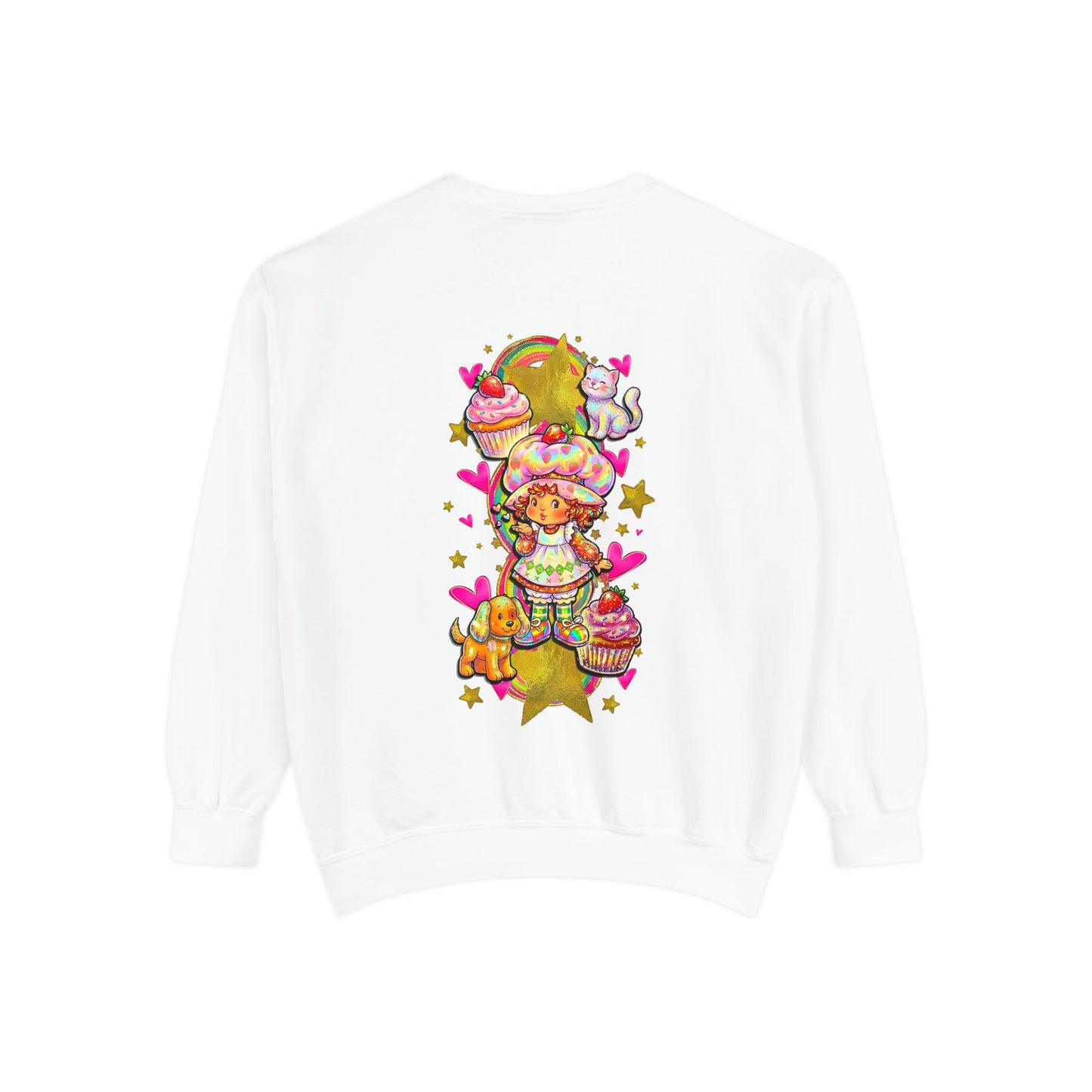 Strawberry Shortcake Sweatshirt — Vintage Cute Character Pullover