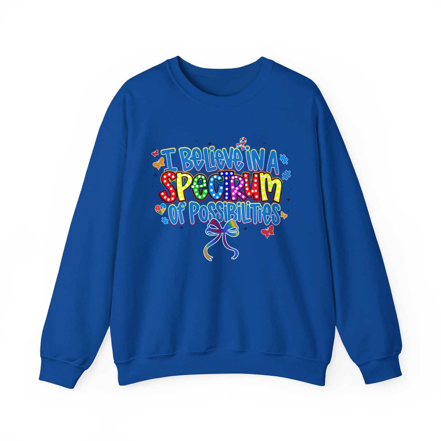 "I Believe in a Spectrum of Possibilities" Colorful Pride Design