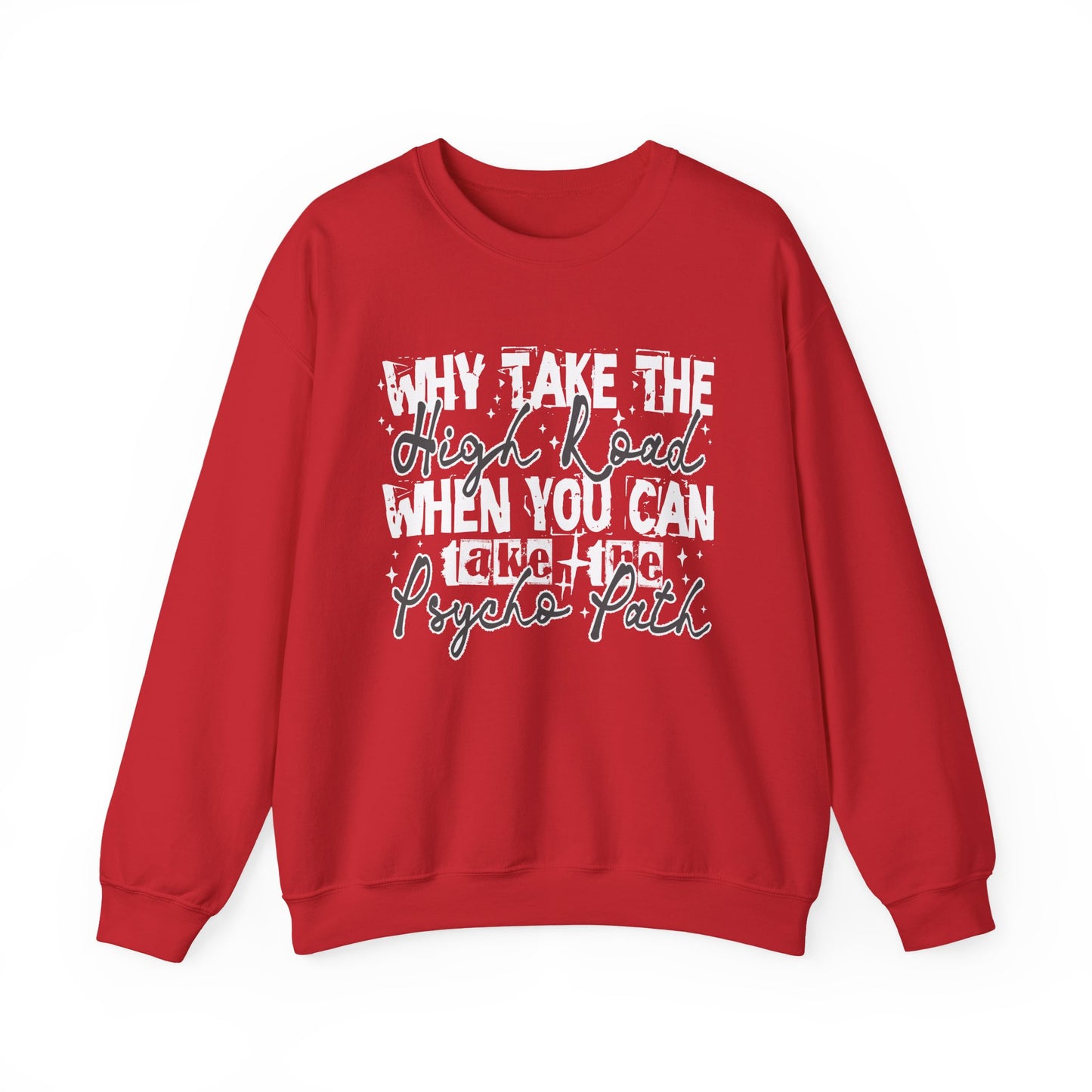 Psycho-Vibe Crewneck Sweatshirt | Fun Unisex Gift, Cozy Casual Wear, Trendy Street Style, Everyday Relaxation