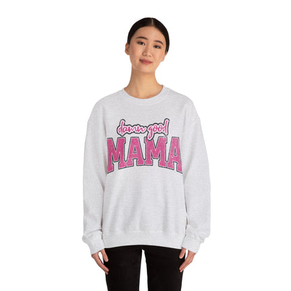 Damn good mama Unisex Heavy Blend™ Crewneck Sweatshirt