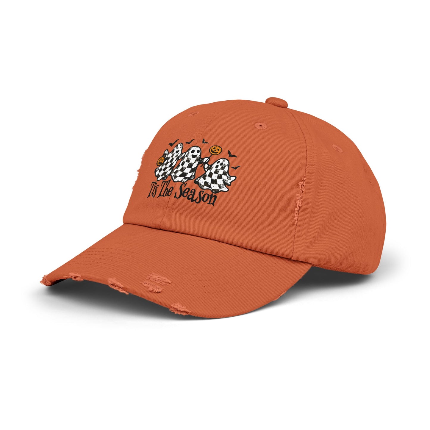 Fall ghost Distressed Cap