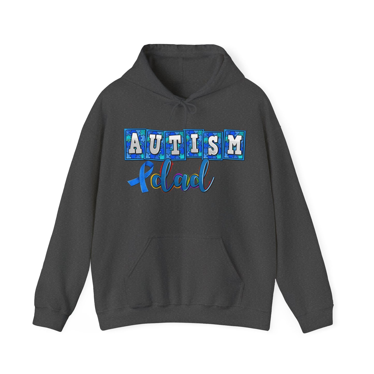 autism dad Unisex Heavy Blend™ Hooded Sweatshirt