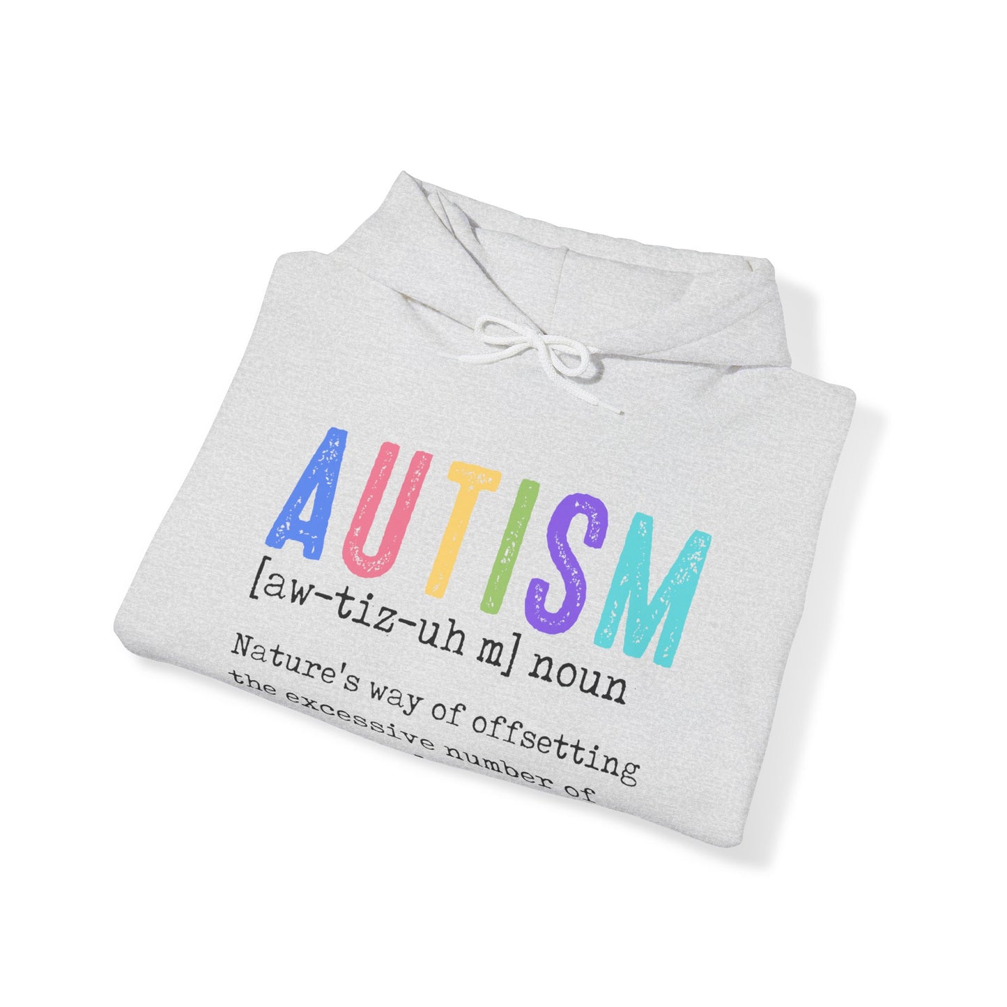 define autism Unisex Heavy Blend™ Hooded Sweatshirt