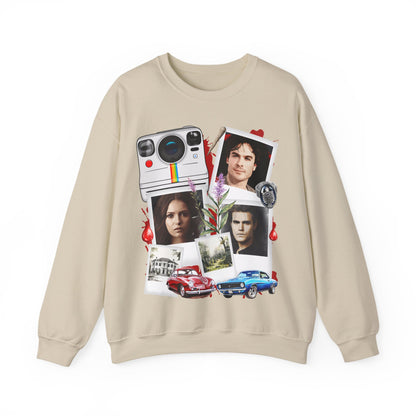 Vampire diaries  Collage Crewneck Sweatshirt