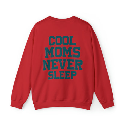 Cool moms don’t sleep Unisex Heavy Blend™ Crewneck Sweatshirt