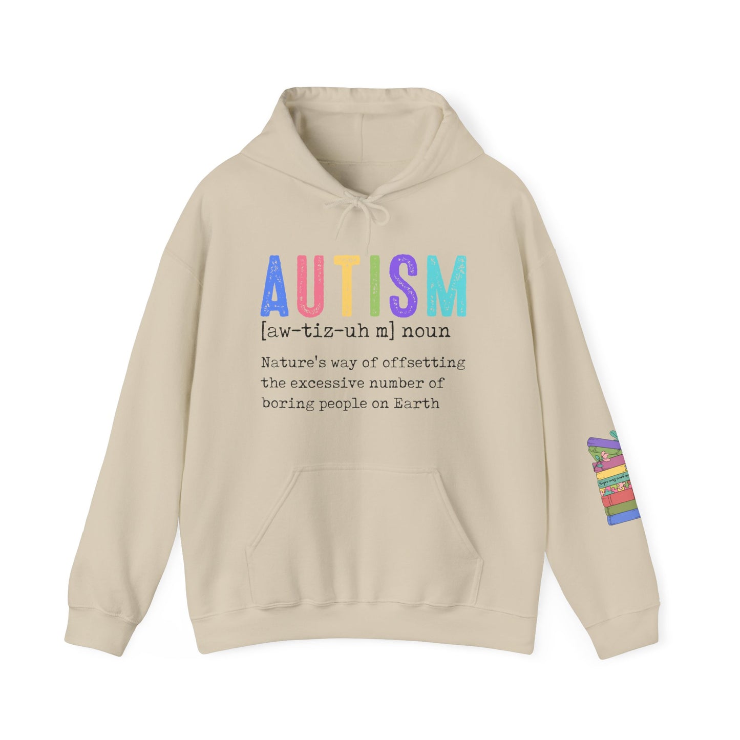 define autism Unisex Heavy Blend™ Hooded Sweatshirt