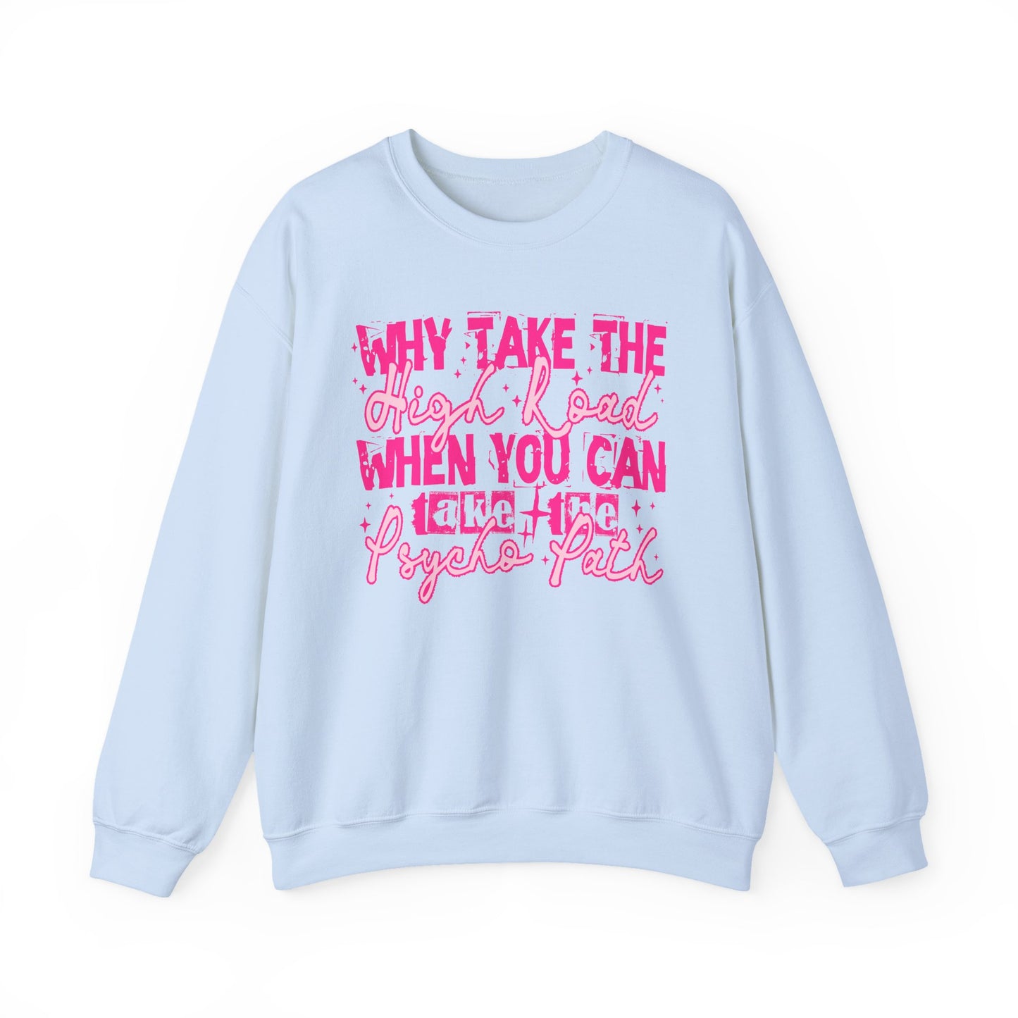 Psycho-Vibe Crewneck Sweatshirt | Fun Unisex Gift, Cozy Casual Wear, Trendy Street Style, Everyday Relaxation