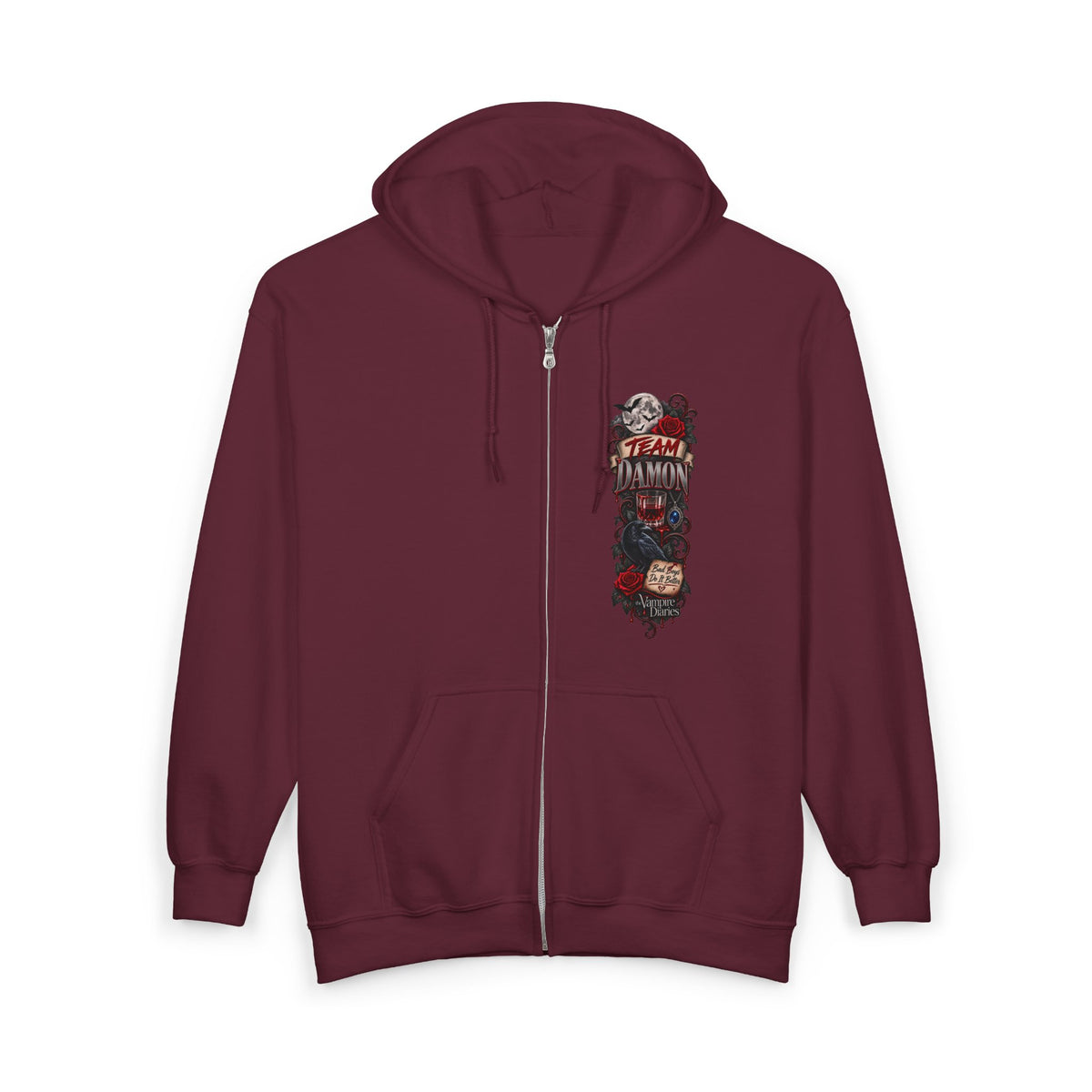 Team  Damon Unisex Heavy Blend™ Full Zip Hooded Sweatshirt