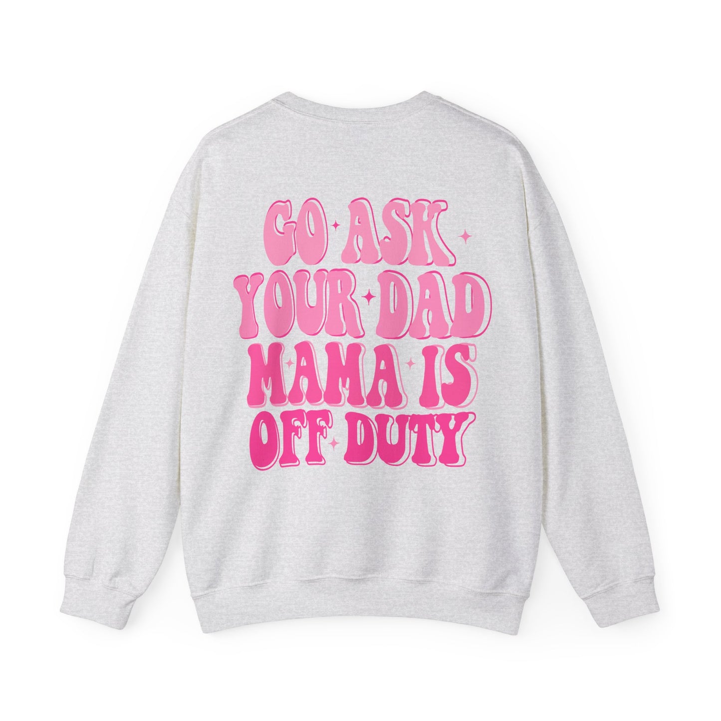 off duty mama Unisex Heavy Blend™ Crewneck Sweatshirt