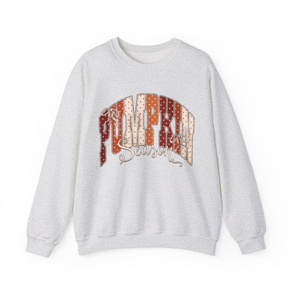 Varsity pumpkin seasons Unisex Heavy Blend™ Crewneck Sweatshirt