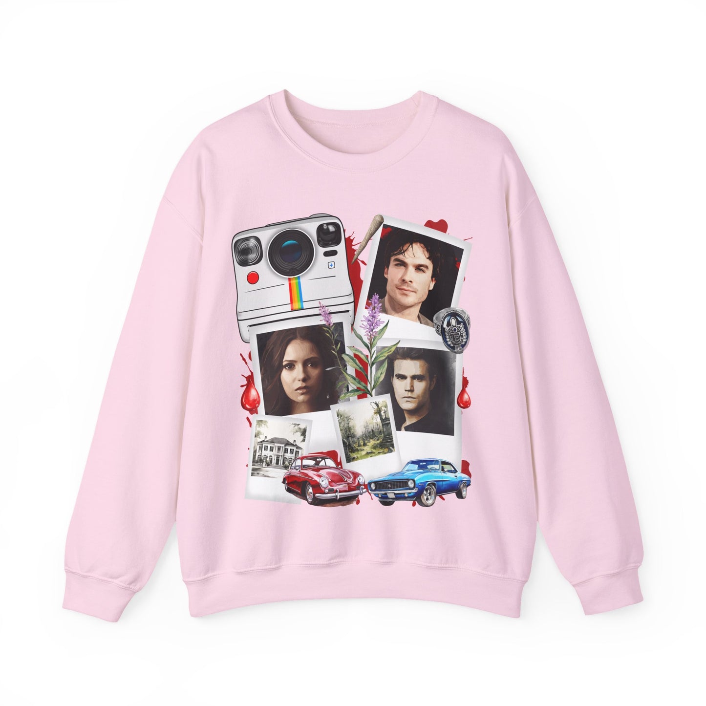 Vampire diaries  Collage Crewneck Sweatshirt