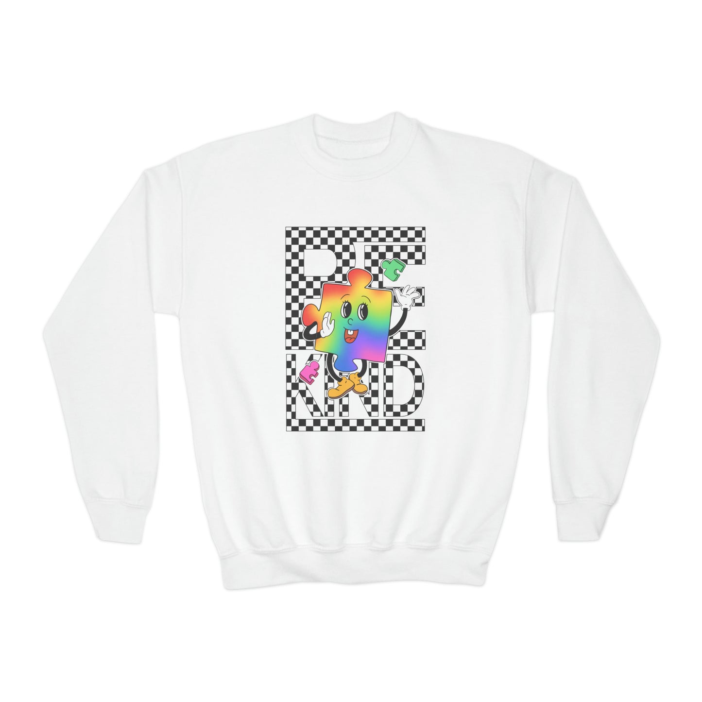 be kind Youth Crewneck Sweatshirt