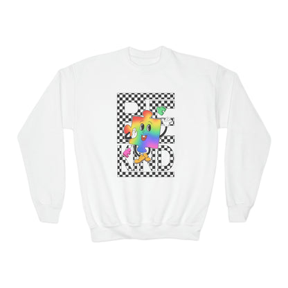 be kind Youth Crewneck Sweatshirt