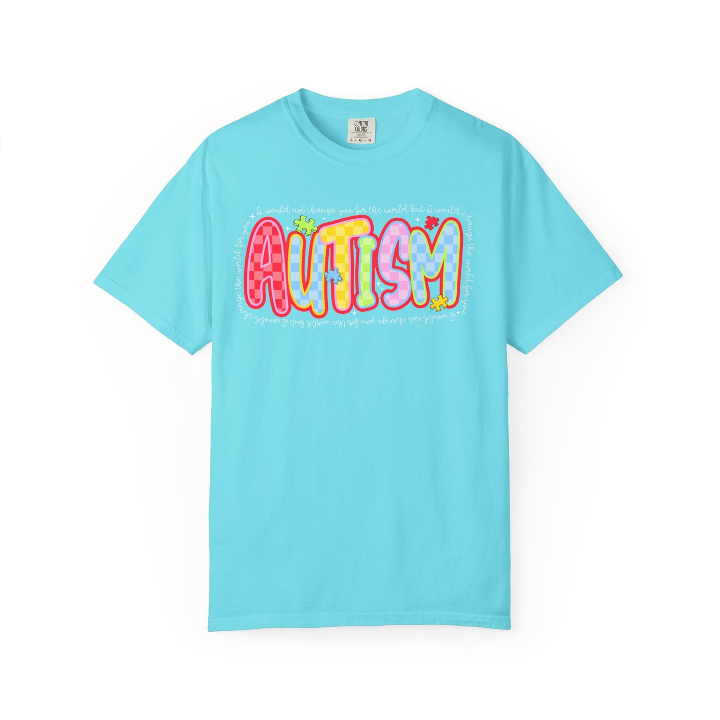 T-Shirt — Colorful 'Autism' Pride Graphic Tee