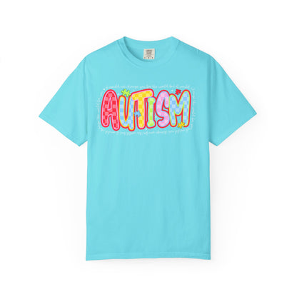 T-Shirt — Colorful 'Autism' Pride Graphic Tee