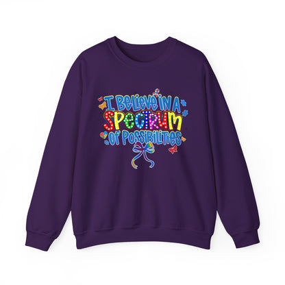 "I Believe in a Spectrum of Possibilities" Colorful Pride Design