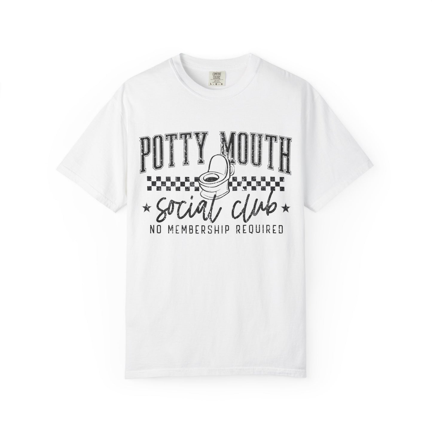 Potty Mouth Social Club T-Shirt — Funny Toilet Graphic Tee