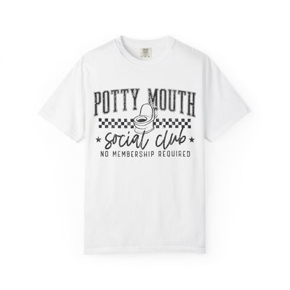 Potty Mouth Social Club T-Shirt — Funny Toilet Graphic Tee