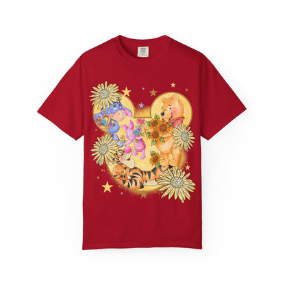 Pooh and crew Unisex Garment-Dyed T-shirt