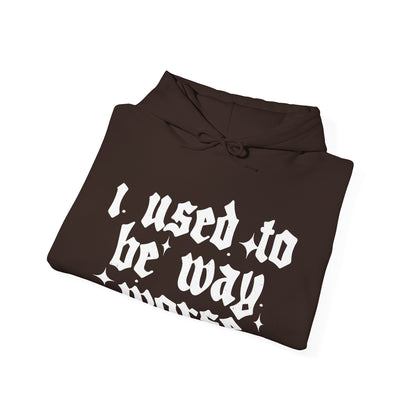 I use to be worse Unisex Heavy Blend™ Hooded Sweatshirt