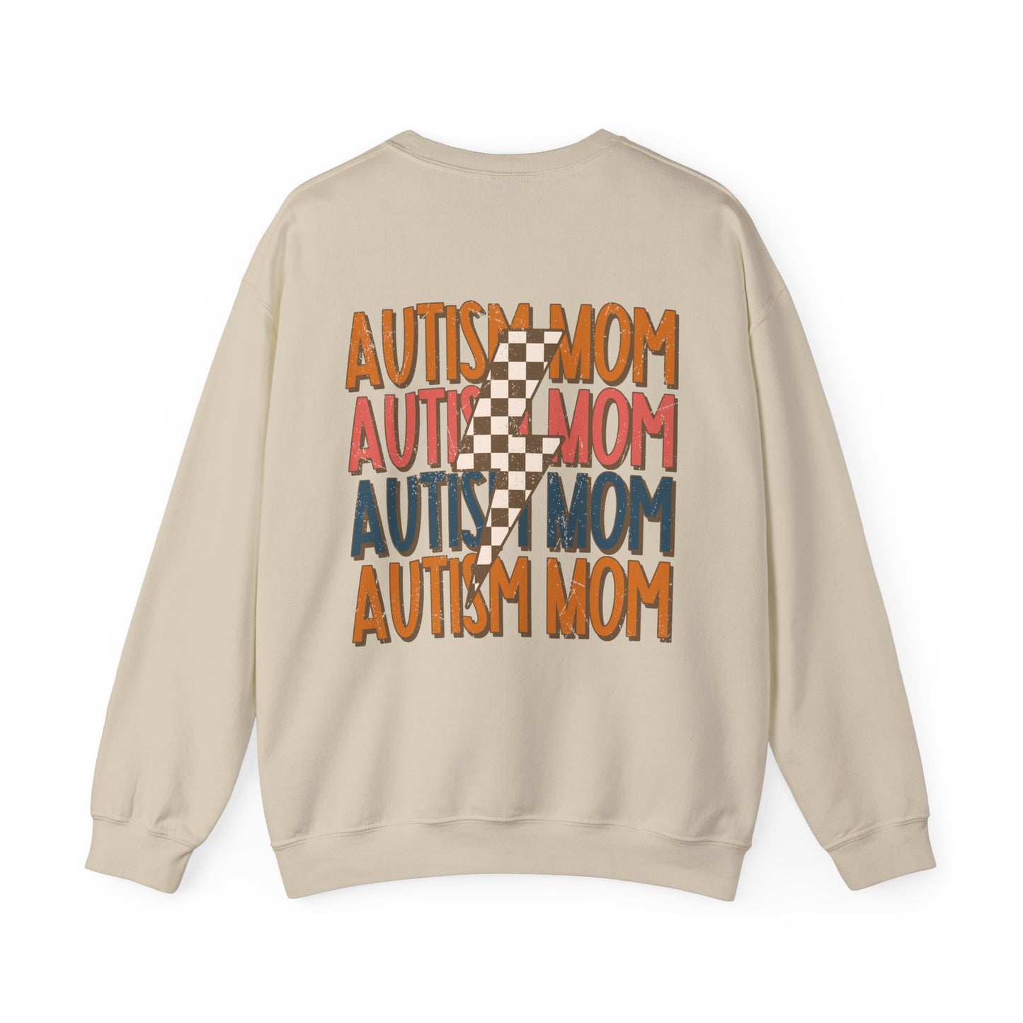 autism mom Unisex Heavy Blend™ Crewneck Sweatshirt