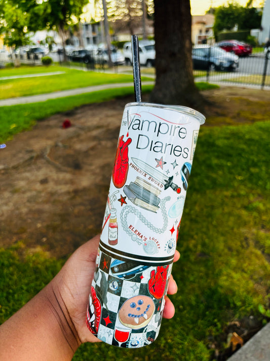 Vampire diaries 20oz tumbler