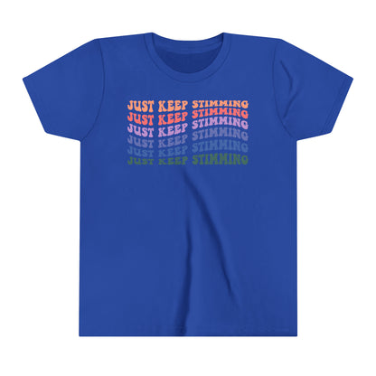 just keep stimming Youth Short Sleeve Tee