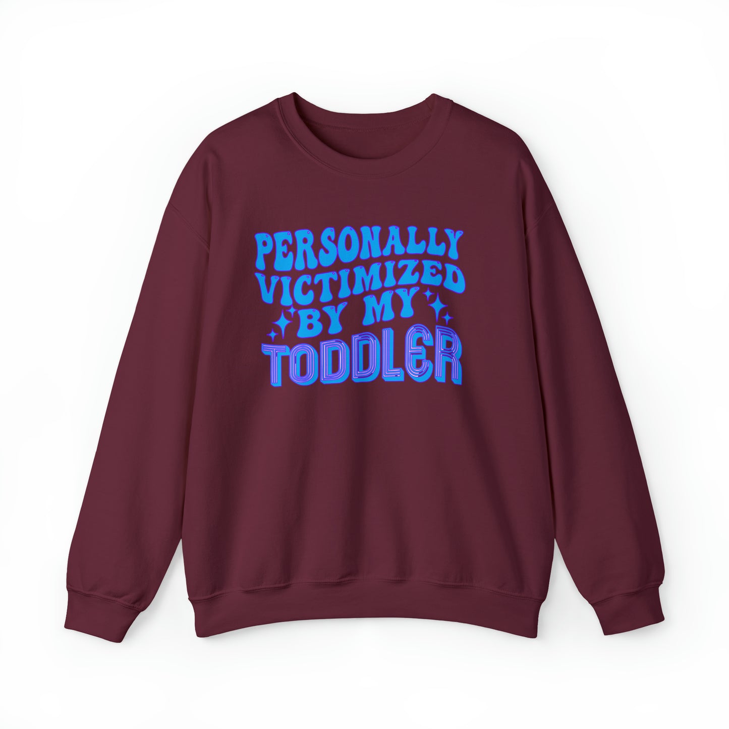 Victimized by my Toddler Unisex Heavy Blend™ Crewneck Sweatshirt