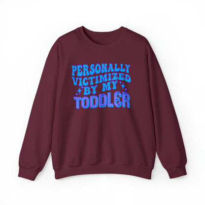 Victimized by my Toddler Unisex Heavy Blend™ Crewneck Sweatshirt