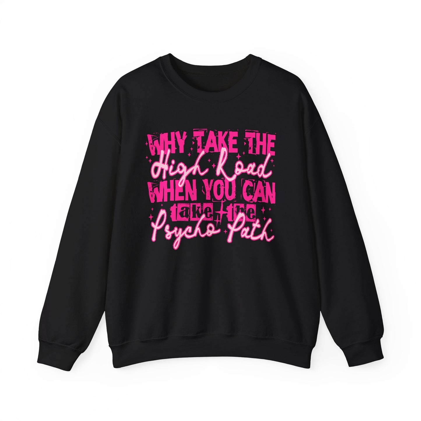 Psycho-Vibe Crewneck Sweatshirt | Fun Unisex Gift, Cozy Casual Wear, Trendy Street Style, Everyday Relaxation