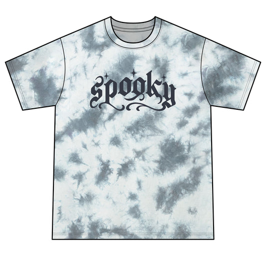 Spooky Unisex Crystal Tie-Dye Tee