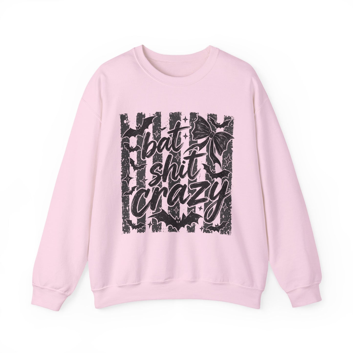 Bat shit crazy Unisex Heavy Blend™ Crewneck Sweatshirt