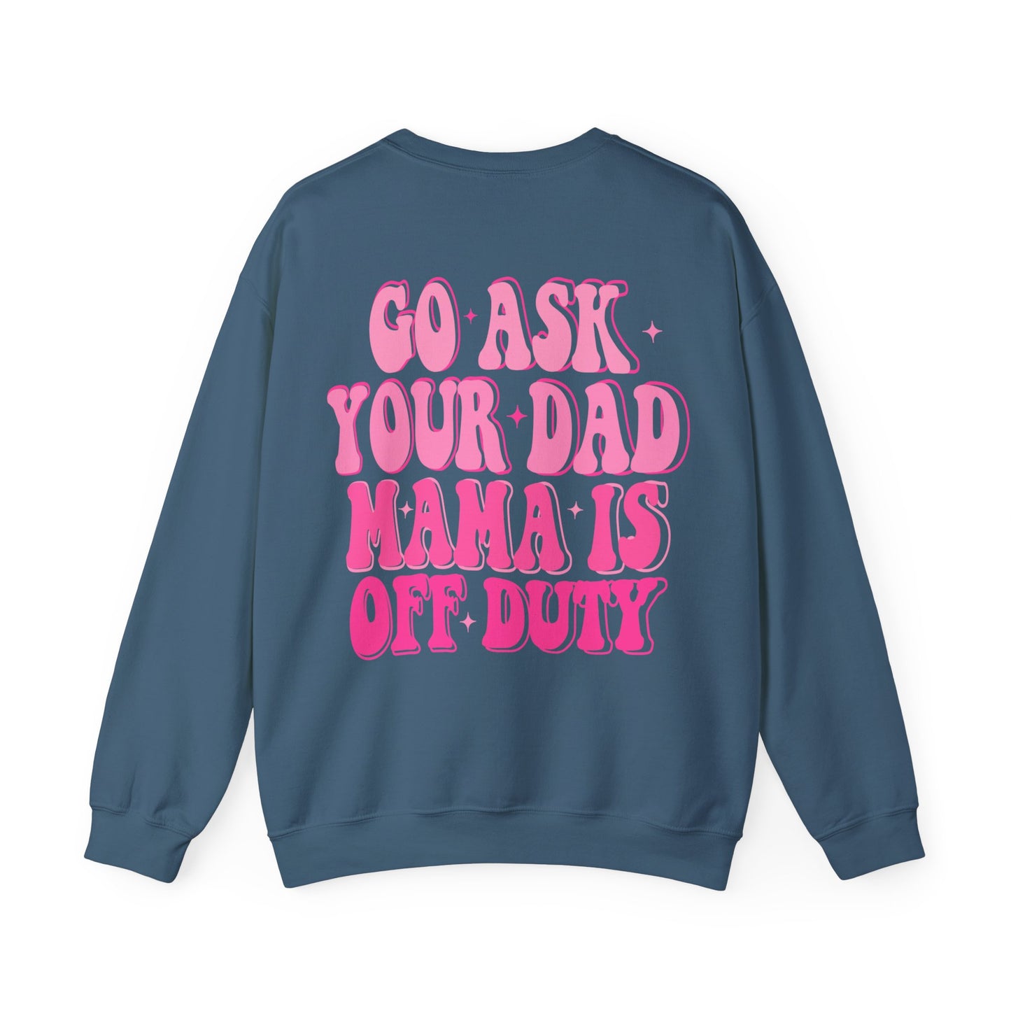 off duty mama Unisex Heavy Blend™ Crewneck Sweatshirt