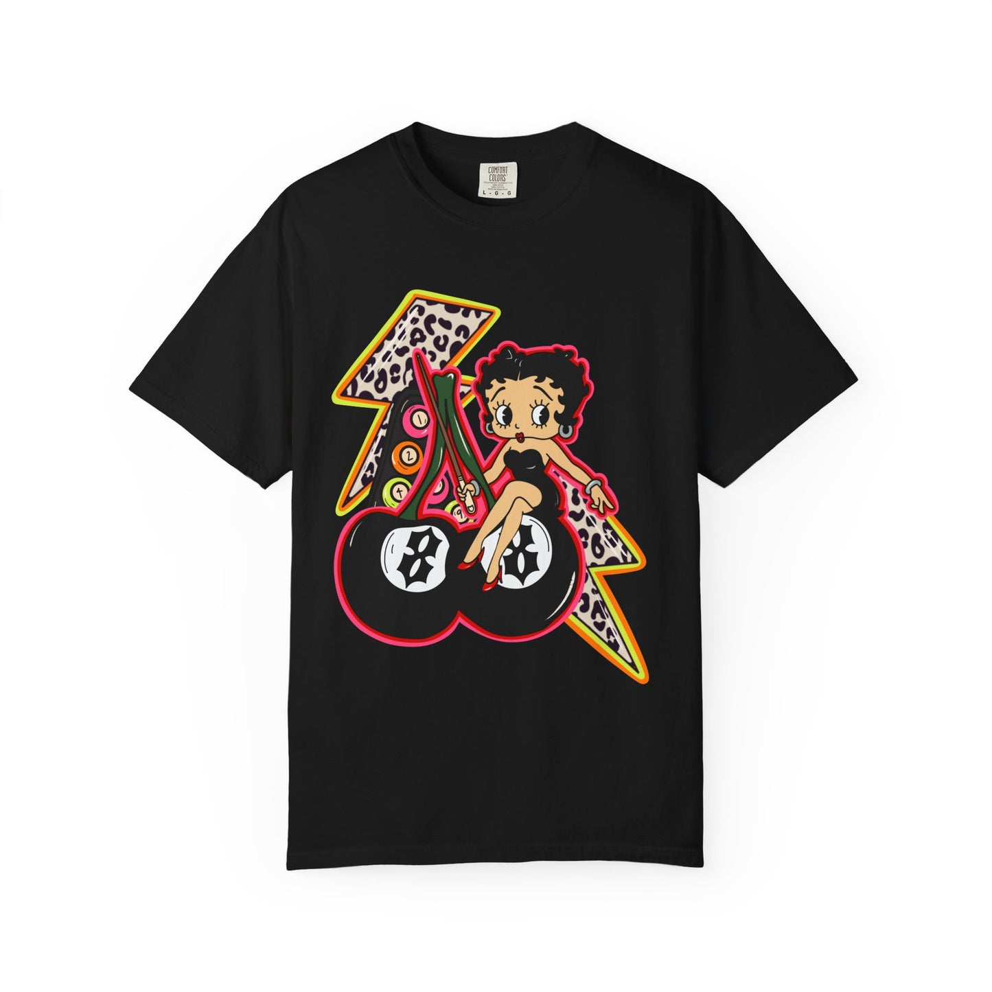Betty Boop Retro Roller Lightning Tee