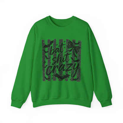 Bat shit crazy Unisex Heavy Blend™ Crewneck Sweatshirt