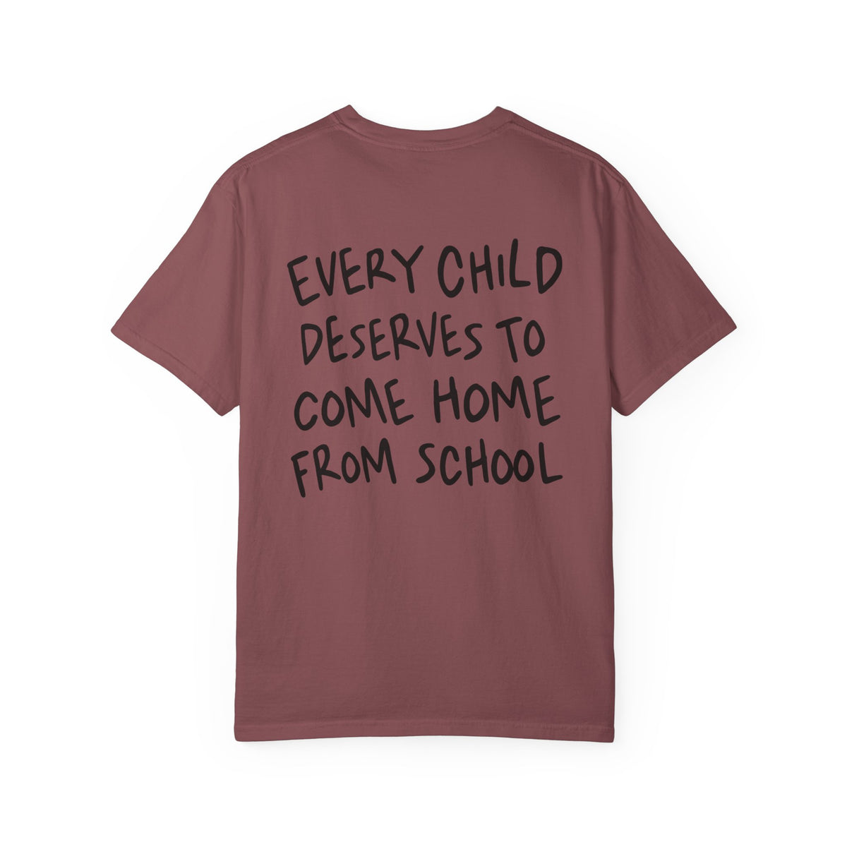 Every child back design Unisex Garment-Dyed T-shirt