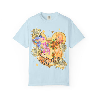 Pooh and crew Unisex Garment-Dyed T-shirt
