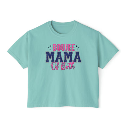 boujee mama of both Women's Boxy Tee