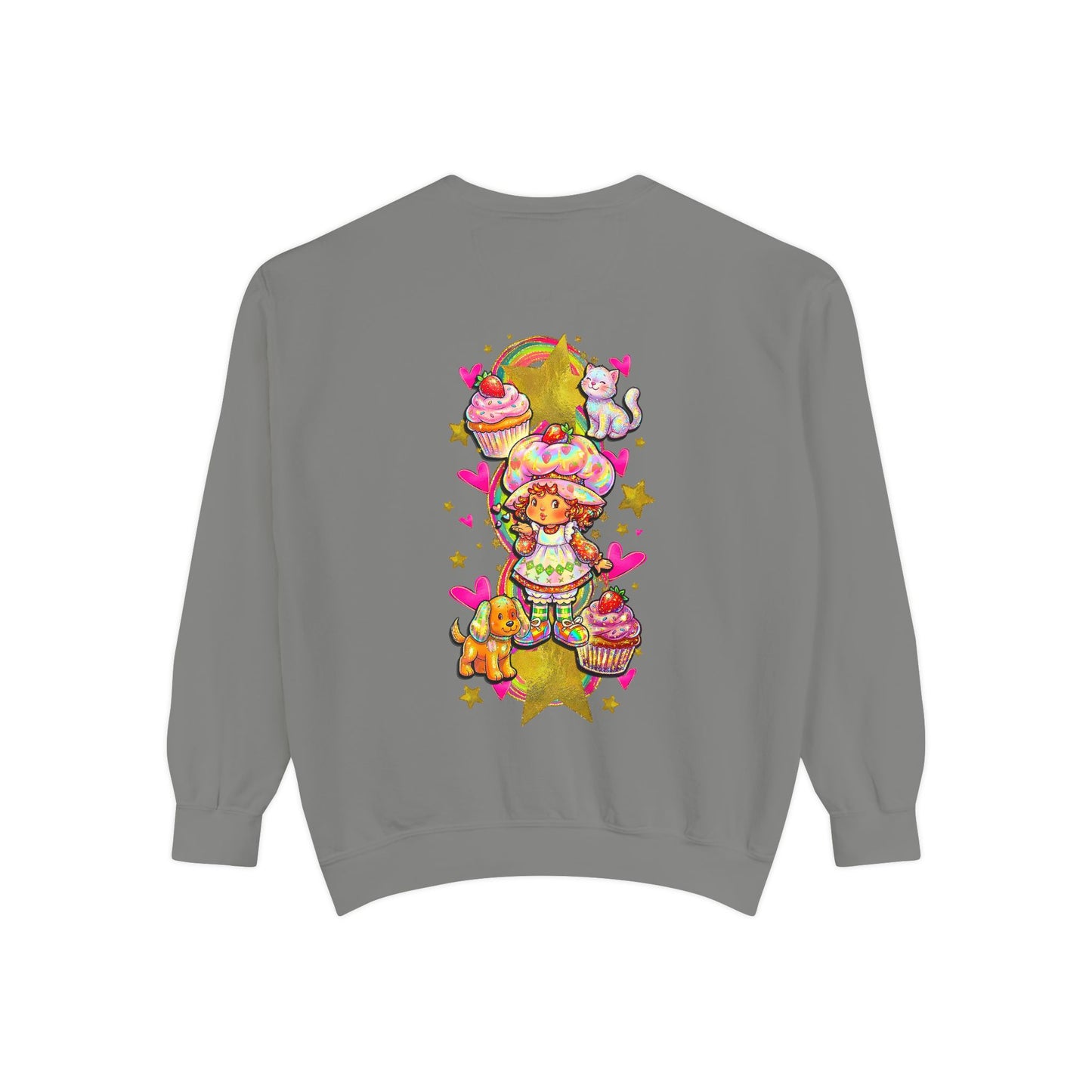 Strawberry Shortcake Sweatshirt — Vintage Cute Character Pullover