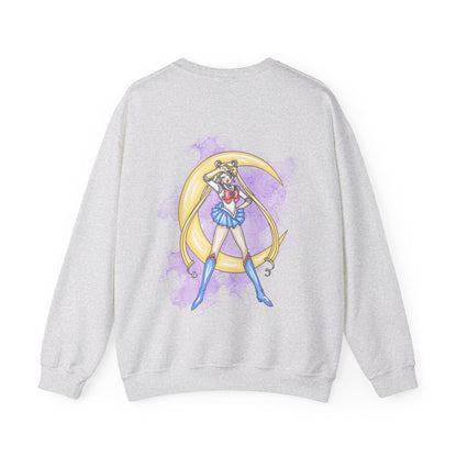 Sailor Moon Inspired Crewneck Sweatshirt, Cozy Unisex Top, Gift for Anime Fans, Casual Wear, Cute Aesthetic Apparel
