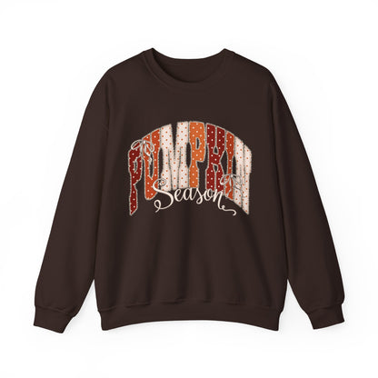 Varsity pumpkin seasons Unisex Heavy Blend™ Crewneck Sweatshirt