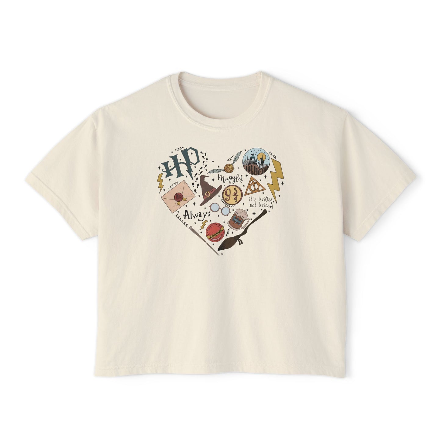 Harry Potter Inspired Women's Boxy Tee