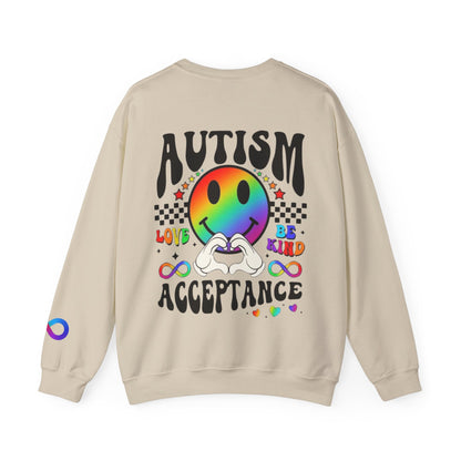 autism acceptance Unisex Heavy Blend™ Crewneck Sweatshirt