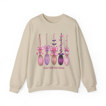 Girls gotta have options crewneck