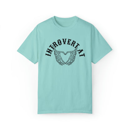 Introvert at heart Unisex Garment-Dyed T-shirt