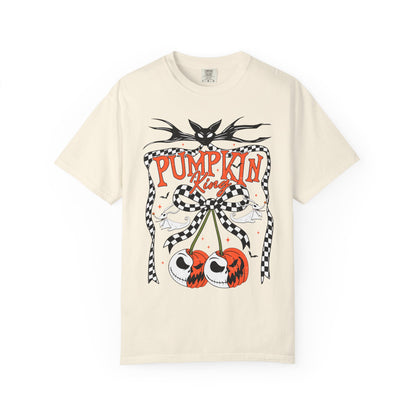 Pumpkin King Unisex Garment-Dyed T-Shirt | Fall Fashion, Halloween Tee